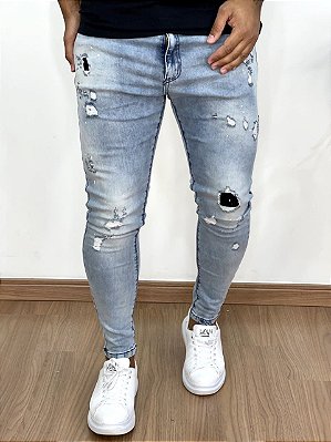 Calça Jeans Super Skinny Clara Respingo e Forro - Creed*