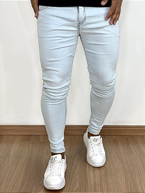 Calça Jeans Masculina CLara Basica Sem Rasgo High Class*