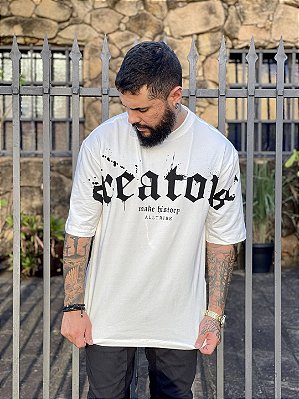 Camiseta Oversized Masculina Off White Creators