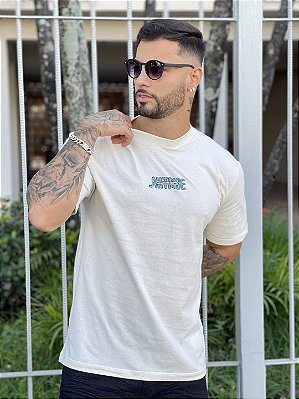 Camiseta Regular Masculina Off White Don't Kill My Vibe