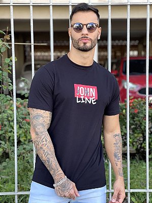 Camiseta Longline Branca Caveira Preta - John Verdazzi - Imperium Store