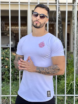 Camiseta Longline Masculina Preta Caveira e Cobra Pedraria - Imperium Store