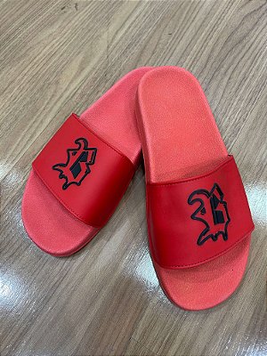 Chinelo Slide Vermelho BLCK