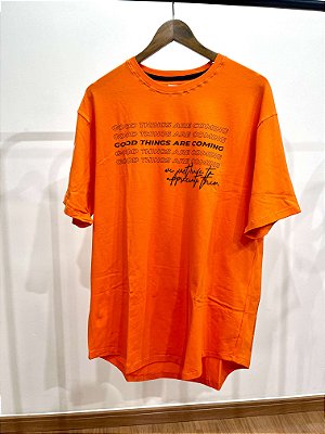 Camiseta Masculina Laranja