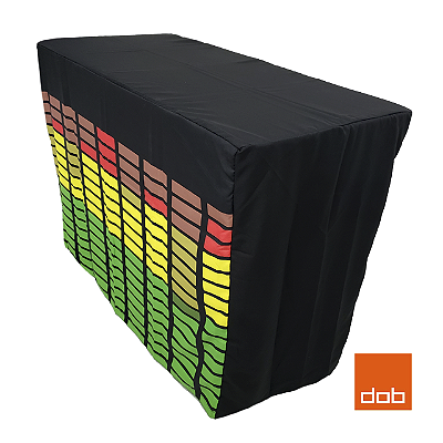 Capa para mesa dobrável Envelope Led Digital P - 122x61x74cm