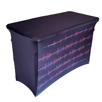Capa para mesa dobrável Elastano Waveform 183x76x74cm