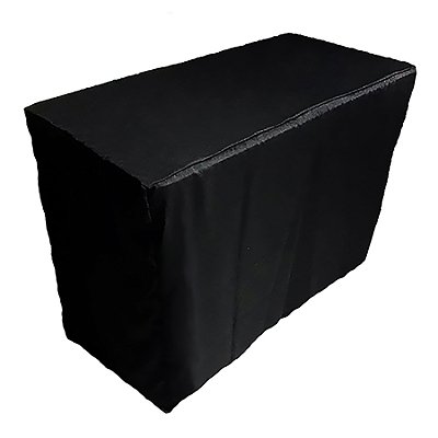 Capa para mesa dobrável Envelope preta - 122x61x91cm