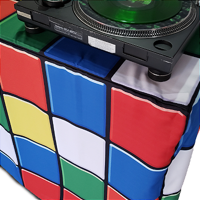 Capa para mesa dobrável Envelope Cubo Mágico - 122x61x84cm