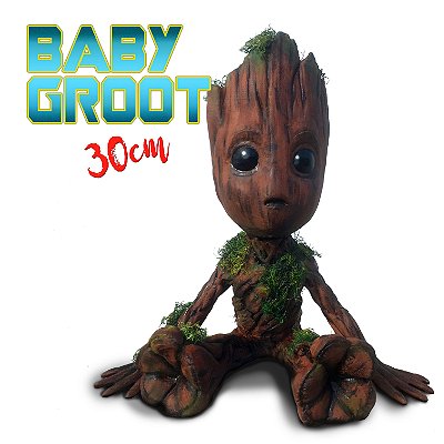 Baby Groot - Guardiões Da Galáxia 2 - Escala 1:1 (30cm) 3d