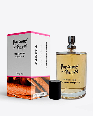 CANELA 100 Ml - MEGA Perfume Para Artesanato e Papelaria - Perfume para Papel
