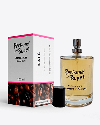 CAFÉ 100 Ml - MEGA Perfume Para Artesanato e Papelaria - Perfume para Papel