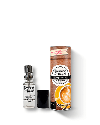 CAPPUCCINO 8 ml - MINI Perfume para Artesanato e Papelaria - Perfume para Papel