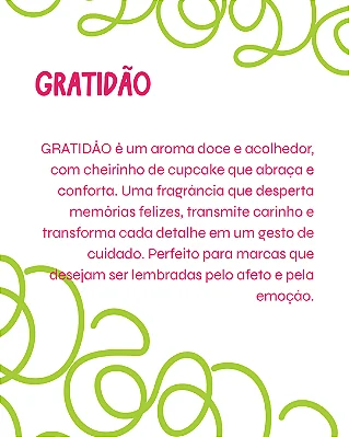 GRATIDÃO 100 ml - MEGA Perfume para Artesanato e Papelaria - Perfume para Papel