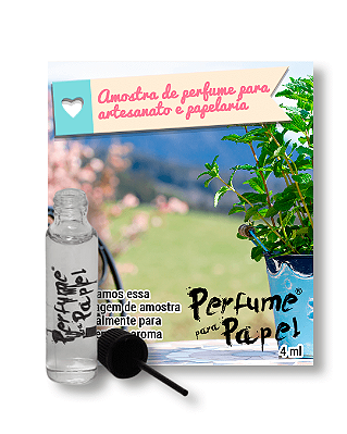 SUAVIDADE 4 ml - AMOSTRA Perfume para Artesanato e Papelaria - Perfume para Papel