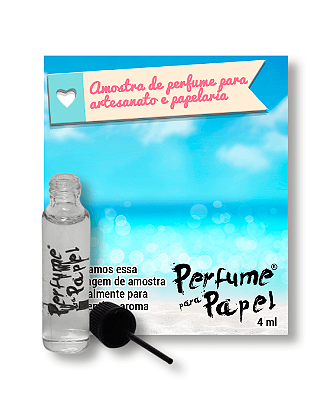 BRISA 4 ml - AMOSTRA Perfume para Artesanato e Papelaria - Perfume para Papel
