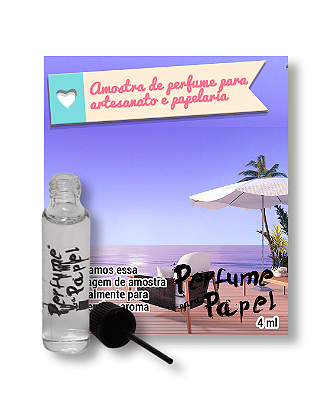 PAZ 4 ml - AMOSTRA Perfume para Artesanato e Papelaria - Perfume para Papel