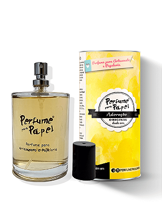 ADORAÇÃO 100 ml - MEGA Perfume para Artesanato e Papelaria - Perfume para Papel