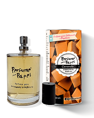 CARAMELO 100 ml - MEGA Perfume para Artesanato e Papelaria - Perfume para Papel