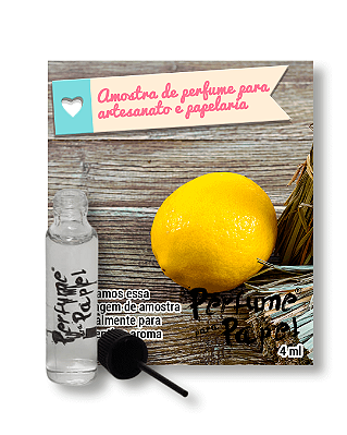 CLARISSE 4 ml - AMOSTRA Perfume para Artesanato e Papelaria - Perfume para Papel