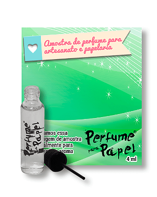 HELLO 4 ml - AMOSTRA Perfume para Artesanato e Papelaria - Perfume para Papel