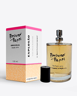 EXPLOSÃO 100 ml - MEGA Perfume para Artesanato e Papelaria - Perfume para Papel