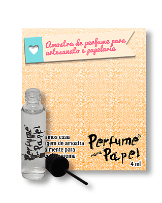 EXPLOSÃO 4 ml - AMOSTRA Perfume para Artesanato e Papelaria - Perfume para Papel