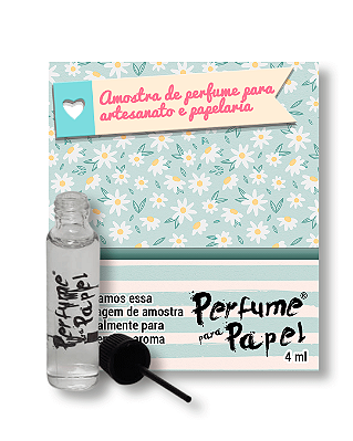 PLENITUDE 4 ml - AMOSTRA Perfume para Artesanato e Papelaria Coleção Vilarejo - Perfume para Papel