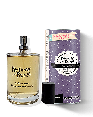 ACREDITAR 100 ml - MEGA Perfume para Artesanato e Papelaria - Perfume para Papel