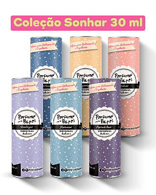 Combo Coleção Sonhar 30 ml - Com 6 Perfume para Artesanato e Papelaria - Perfume para Papel
