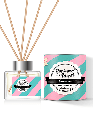ROMANCE - DIFUSOR DE VARETAS Aromatizador para Ambientes 250 ml - Perfume para Papel