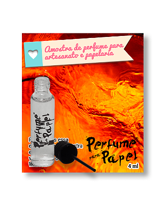 WHISKY 4 ml - AMOSTRA Perfume para Artesanato e Papelaria - Perfume para Papel