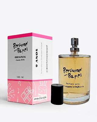 EDIÇÃO 9 ANOS 100 Ml - MEGA Perfume Para Artesanato e Papelaria - Perfume para Papel