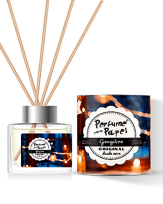 GENGIBRE - DIFUSOR DE VARETAS Aromatizador para Ambientes 250 ml - Perfume para Papel