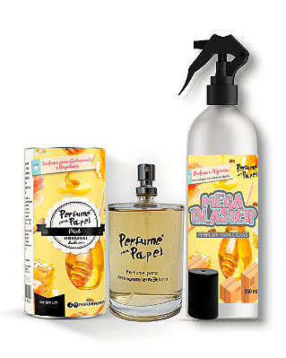 MEL - COMBO INTELIGENTE - Perfume para Artesanato e Papelaria 100 ml + Mega Blaster 250 ml - Perfume para Papel