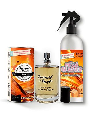 RUM - COMBO INTELIGENTE - Perfume para Artesanato e Papelaria 100 ml + Mega Blaster 250 ml - Perfume para Papel