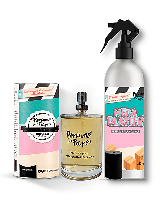 YES - COMBO INTELIGENTE - Perfume para Artesanato e Papelaria 100 ml + Mega Blaster 250 ml - Perfume para Papel