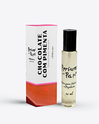 CHOCOLATE COM PIMENTA 30 ml - Perfume para Artesanato e Papelaria - Perfume para Papel