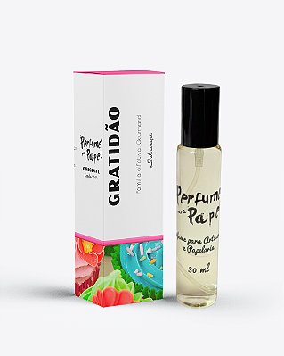 GRATIDÃO 30 ml - Perfume para Artesanato e Papelaria - Perfume para Papel
