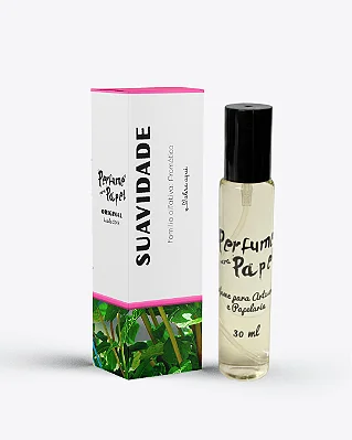 SUAVIDADE 30 ml - Perfume para Artesanato e Papelaria - Perfume para Papel