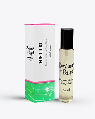 HELLO 30 ml - Perfume para Artesanato e Papelaria - Perfume para Papel