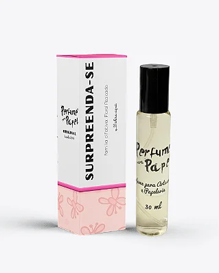 SURPREENDA-SE 30 ml - Perfume para Artesanato e Papelaria - Perfume para Papel