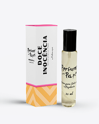 DOCE INOCÊNCIA 30 ml - Perfume para Artesanato e Papelaria - Perfume para Papel