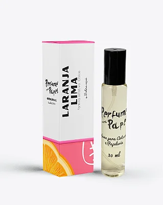 LARANJA LIMA 30 ml - Perfume para Artesanato e Papelaria - Perfume para Papel