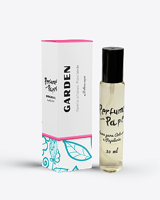 GARDEN 30 ml - Perfume para Artesanato e Papelaria - Perfume para Papel