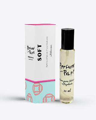 SOFT 30 ml - Perfume para Artesanato e Papelaria - Perfume para Papel