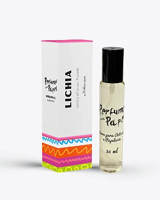 LICHIA 30 ml - Perfume para Artesanato e Papelaria - Perfume para Papel