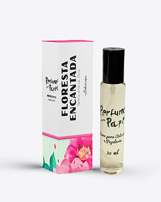 FLORESTA ENCANTADA 30 ml - Perfume para Artesanato e Papelaria - Perfume para Papel