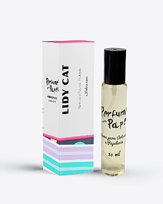 LIDY CAT 30 ml - Perfume para Artesanato e Papelaria - Perfume para Papel