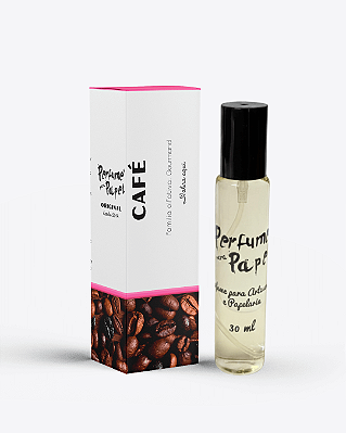 CAFÉ 30 ml - Perfume para Artesanato e Papelaria - Perfume para Papel