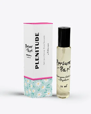PLENITUDE 30 ml - Perfume para Artesanato e Papelaria - Perfume para Papel